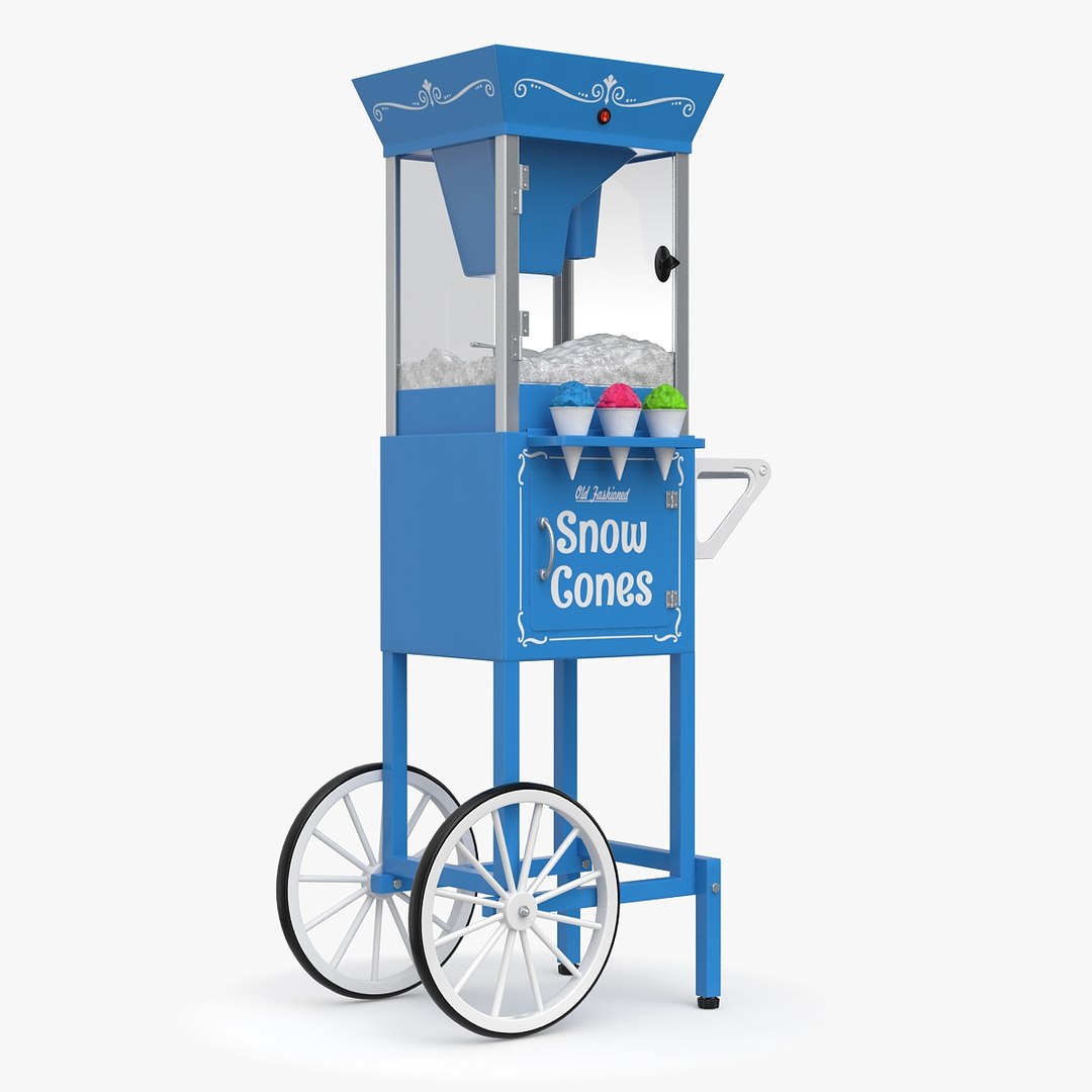 Snow Cone Machine Model - TurboSquid 1392988