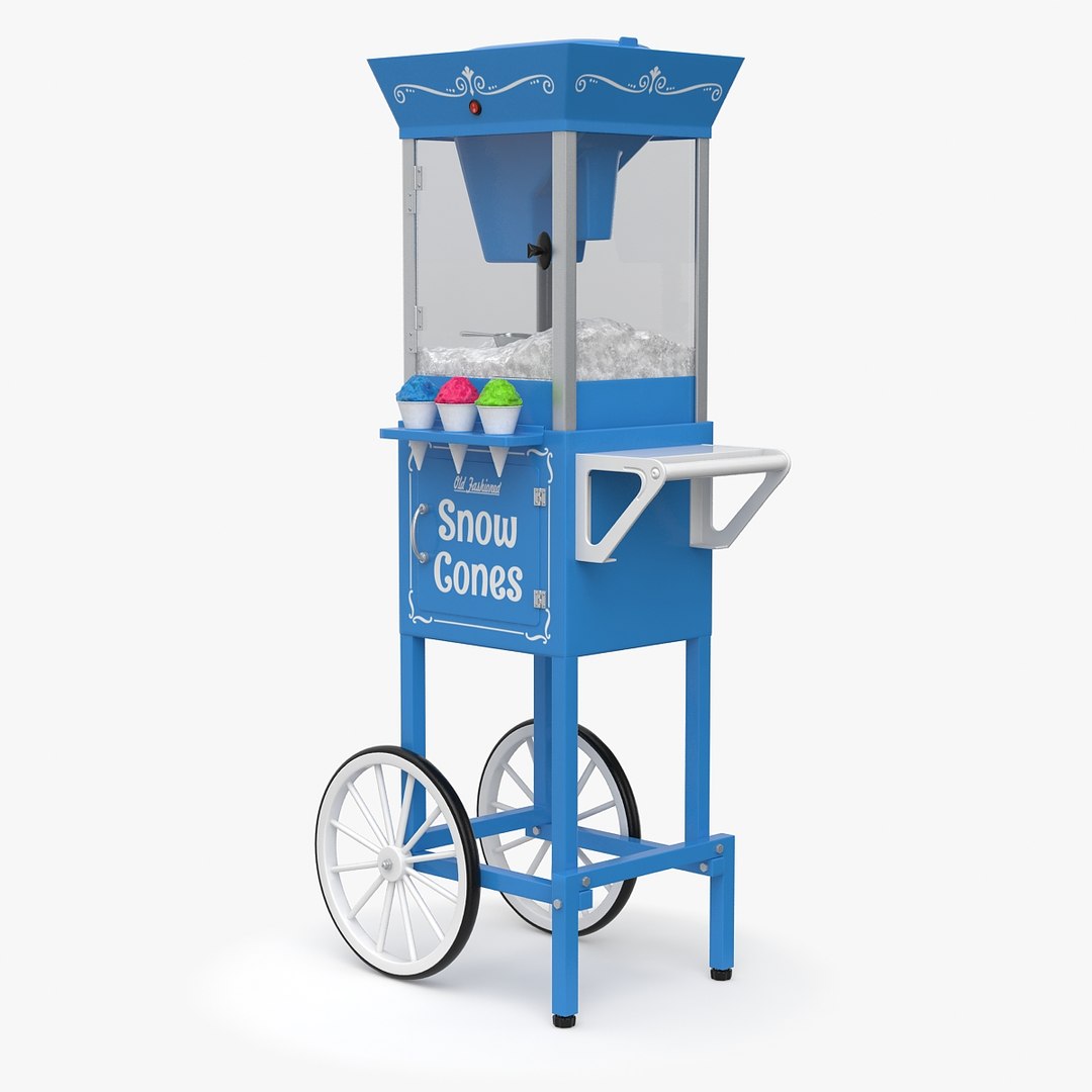 Snow Cone Machine Model - TurboSquid 1392988