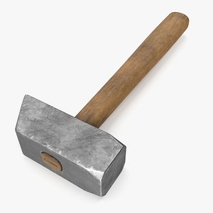 3D Aged Hammer