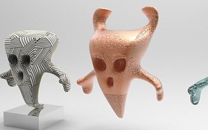 Cute ghost 3D model