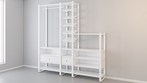 ikea elvarli framed storage 3D model