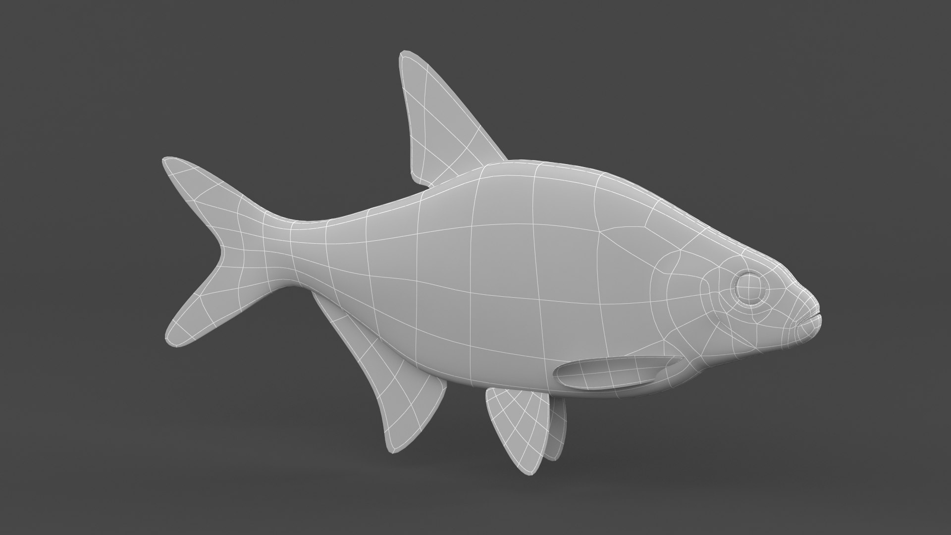 3D Bream Fish Model - TurboSquid 2140287
