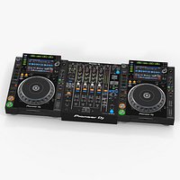 Professional DJ Media Player and Mixer Pioneer