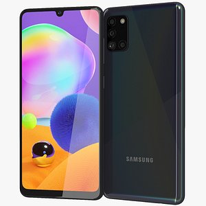 3D realistic samsung galaxy a31 model