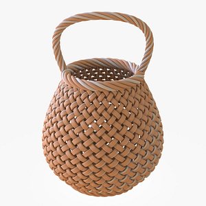 Basket with Handle 3D model