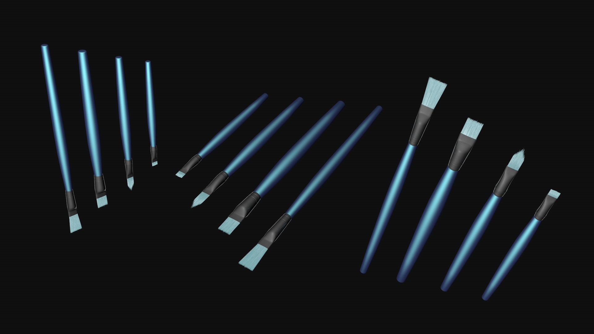 Paint brushes model https://p.turbosquid.com/ts-thumb/d1/cZGpiO/UL/paintbrushes4/jpg/1739295153/1920x1080/fit_q87/a37a07275b1a1b6bc8e9df3e24a670144418a91a/paintbrushes4.jpg
