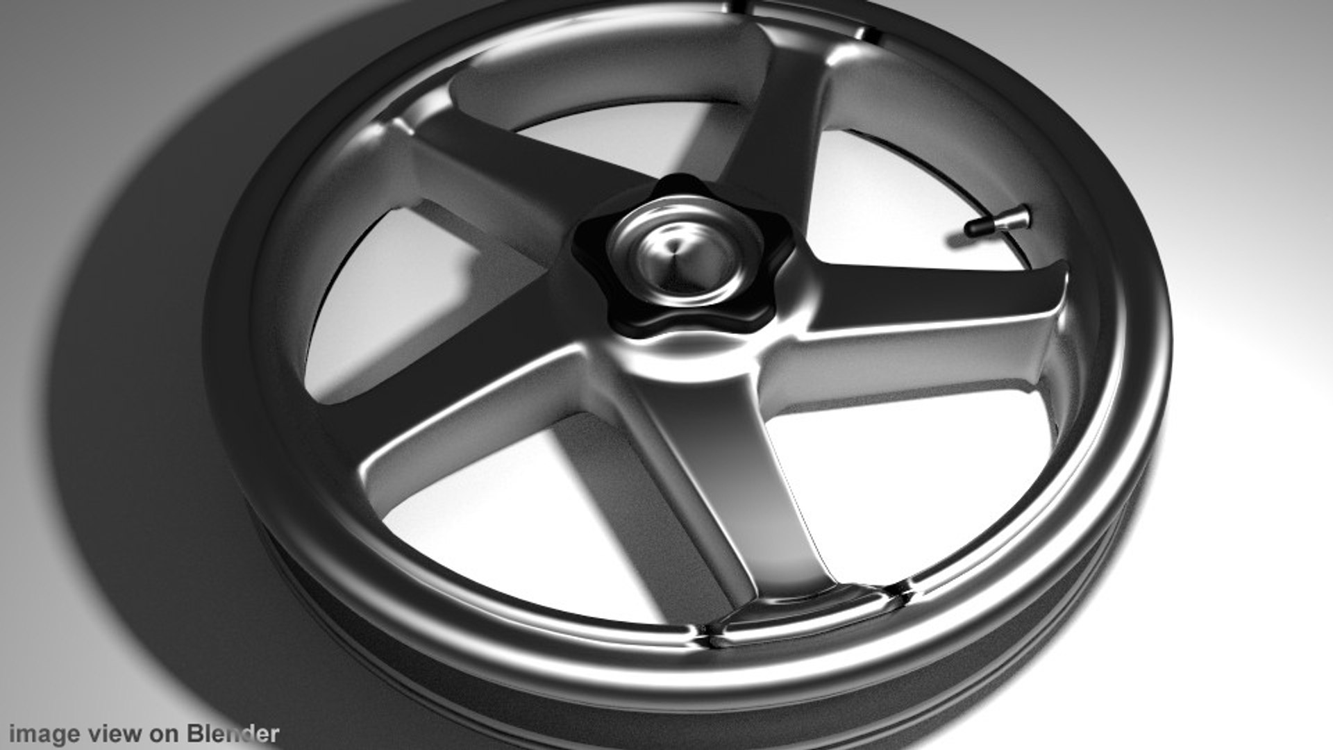 3d model of motorcycle sport rim