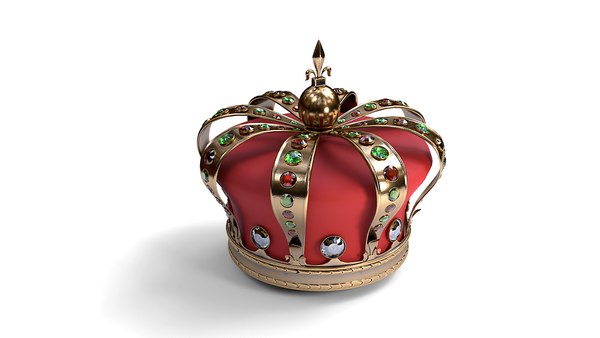 3D Royal crown model