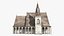 Holzkirche, 8K PBR Texturen