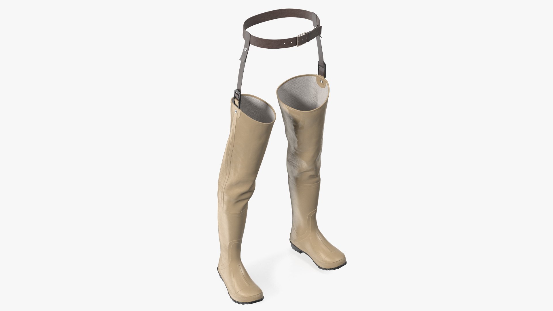 Hip Boot for Hunting and Fishing Sand 3D model preview
