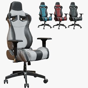 Low poly Gamer Chair 3D
