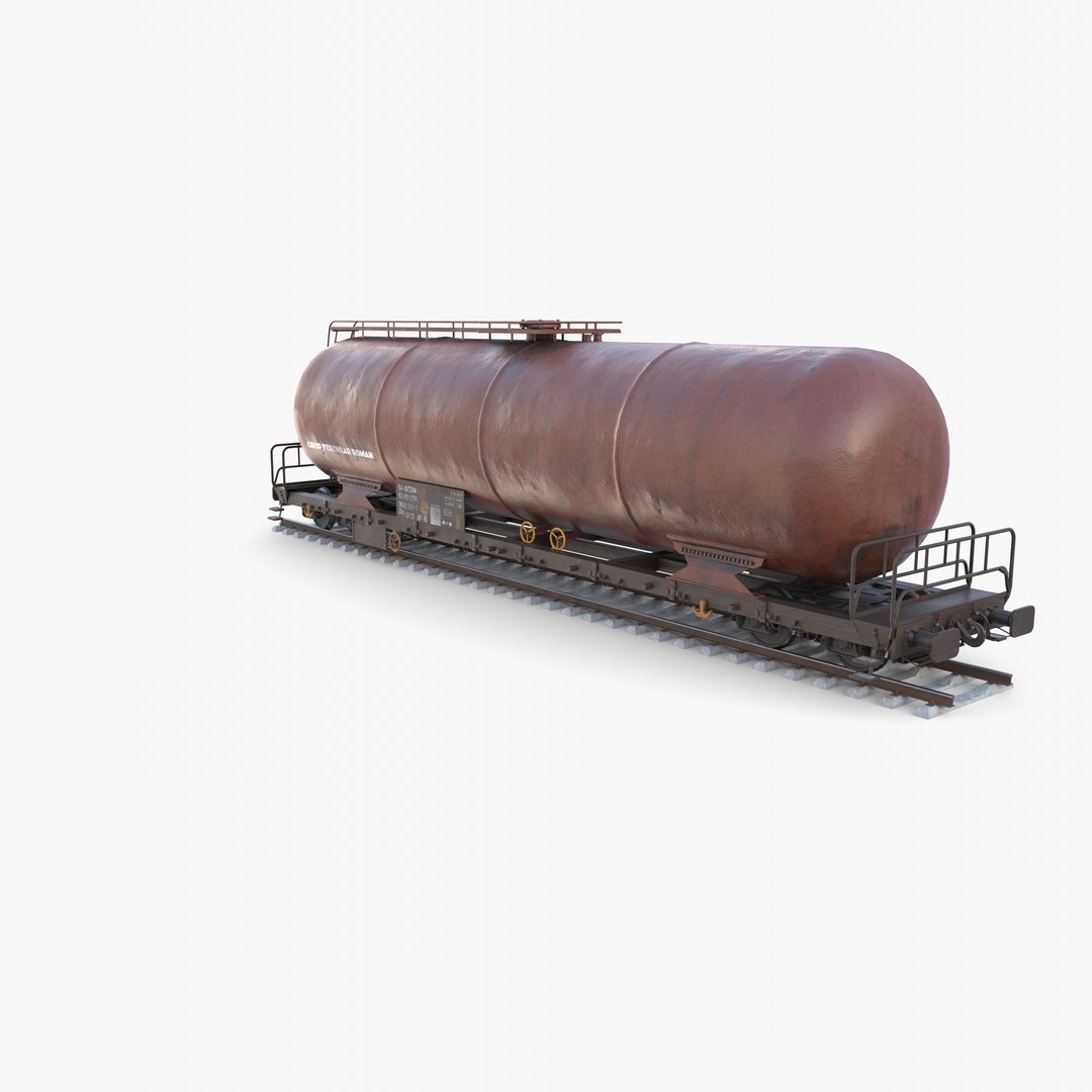 CFR Tanker Rail Car V1 3D Model - TurboSquid 2225380