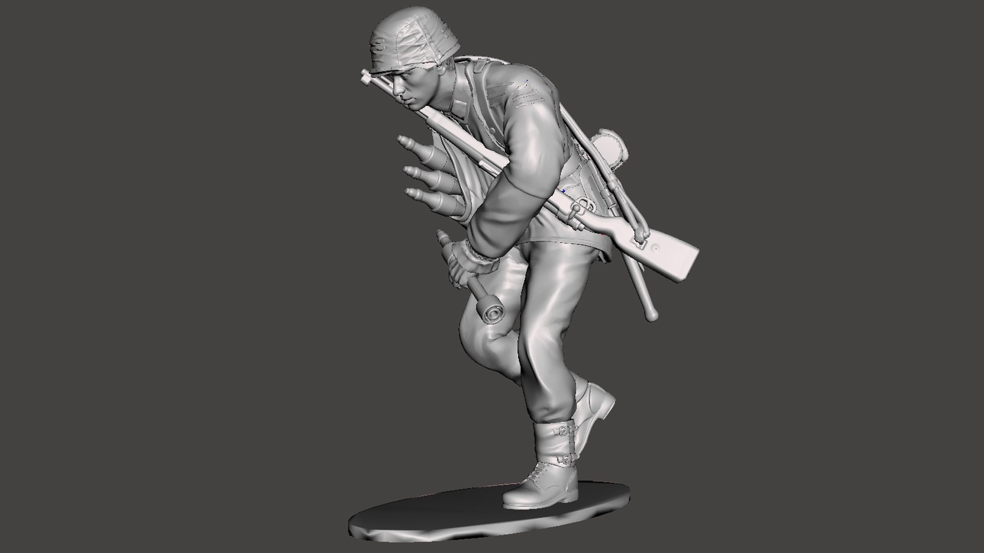 3D WW2 German SS Soldiers Team Set 2 Model - TurboSquid 2380214