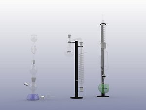 3D model Set of evaporators 1