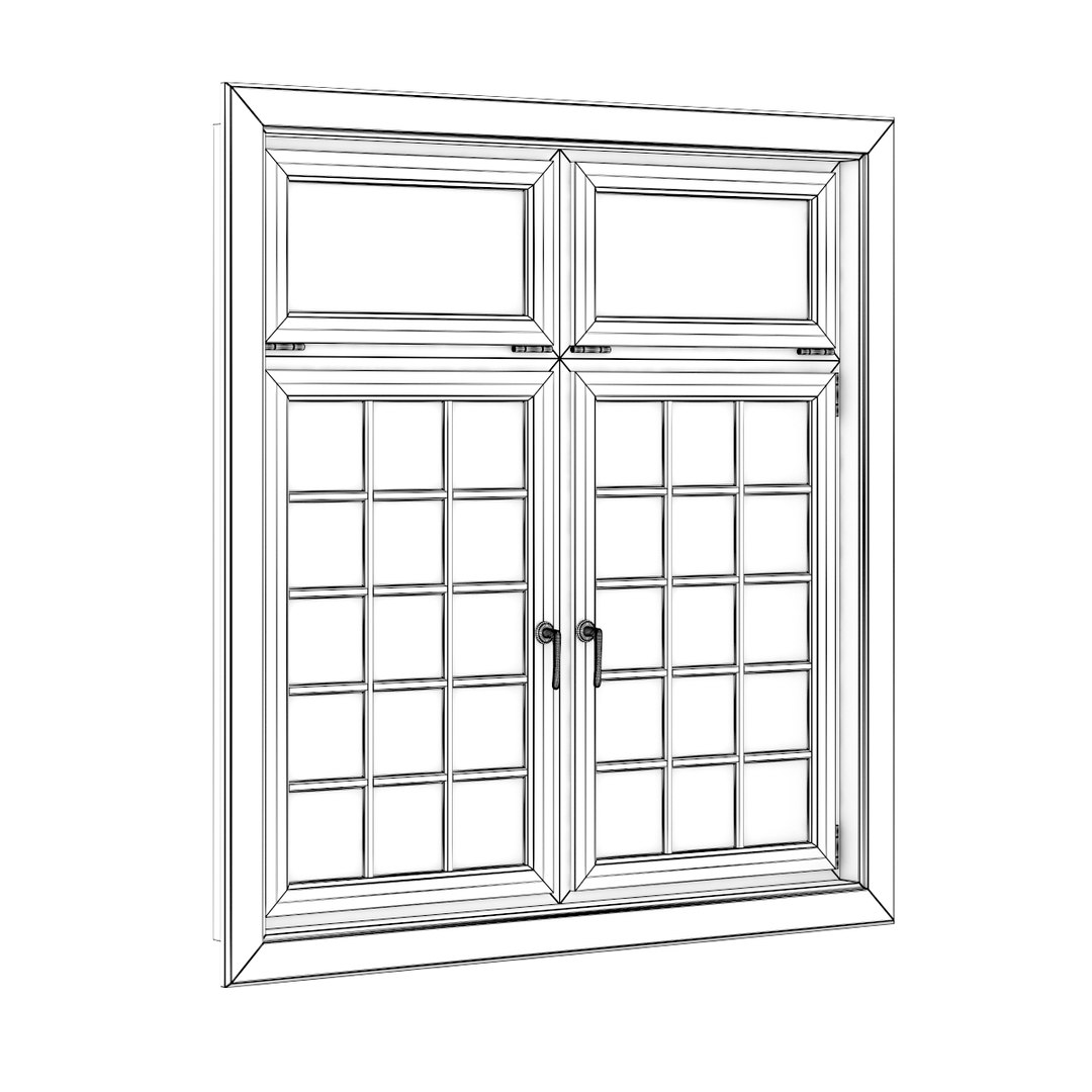 Openable Plastic Window 1940mm 3d Model