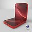iPhone Flip Bent Crimson Red