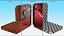 iPhone Flip Bent Crimson Red