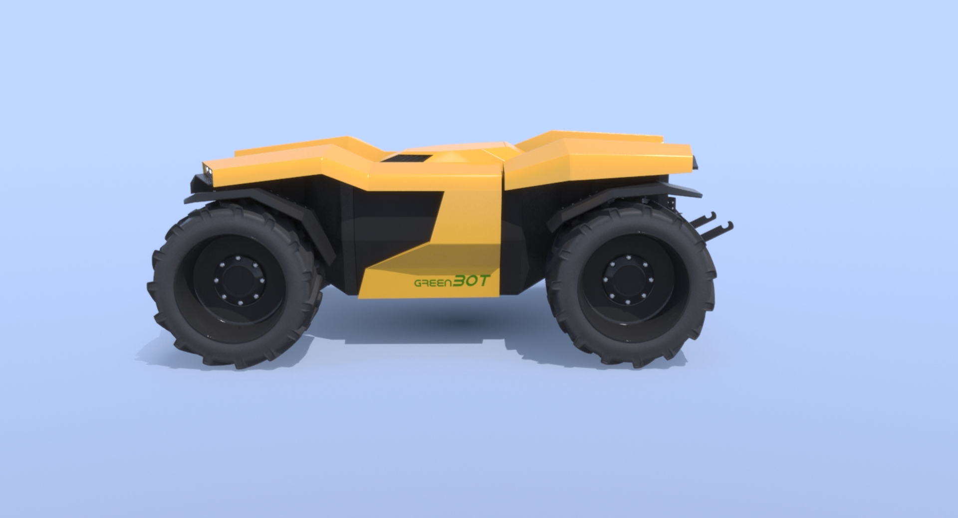 3d Model Robotic Tractor Greenbot
