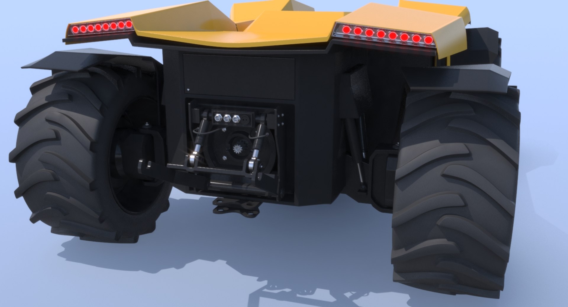 3d Model Robotic Tractor Greenbot