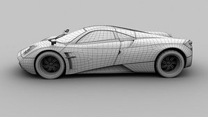3d model pagani huayra