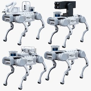 Robot Dog Jueying X20 Deep Robotics PBR Collection