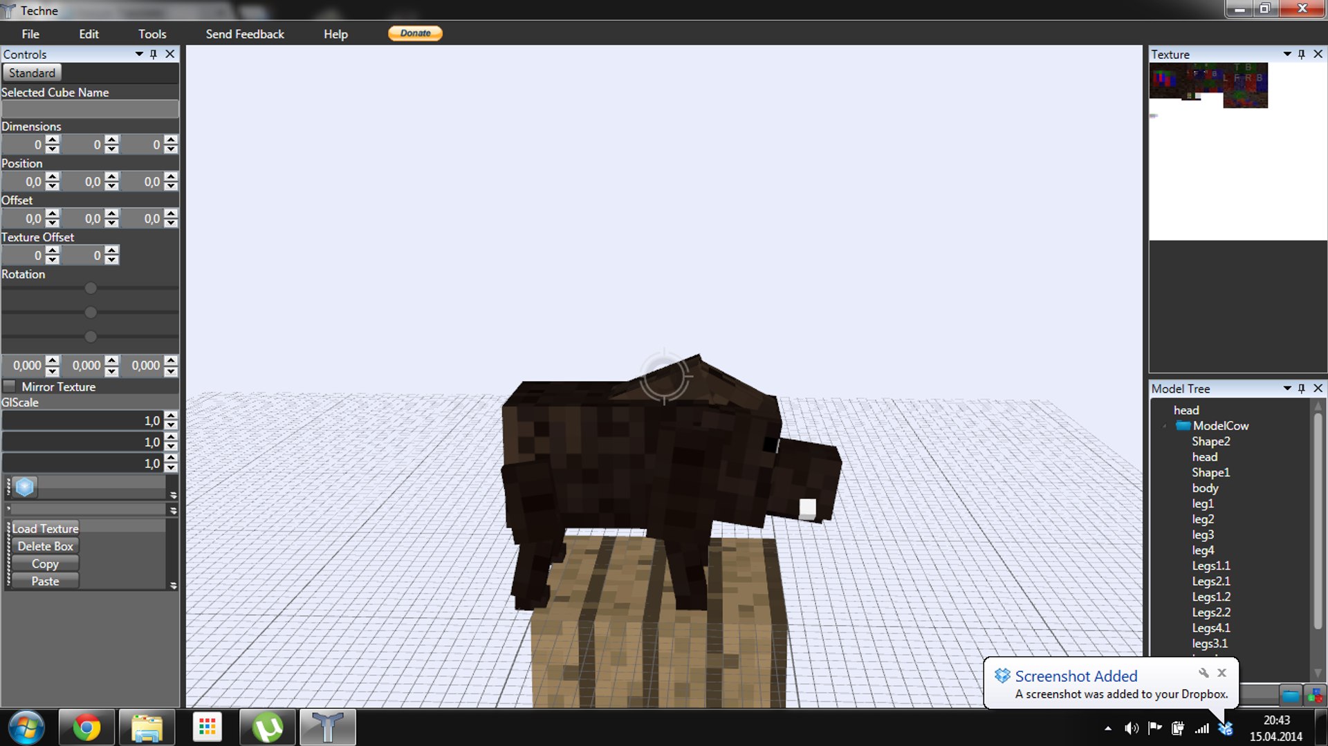 3ds max minecraft boar