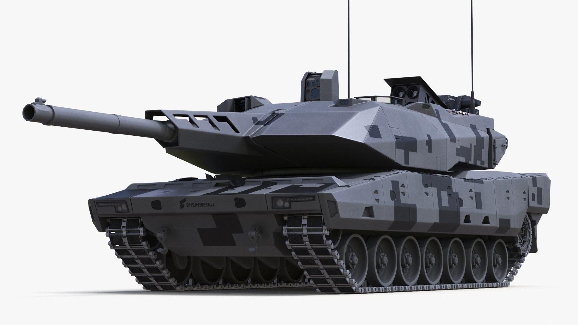 KF 51 Panther Main Battle Tank 3D model preview