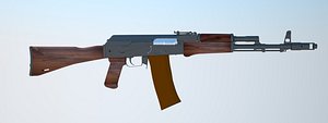 kalashnikov AK47Russian rifle 3D