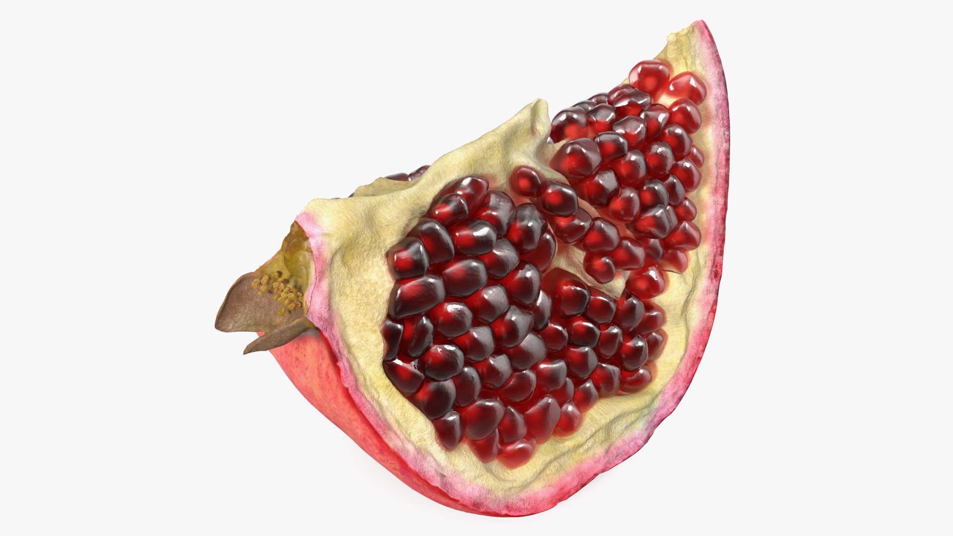 Slice Pomegranate 3D model preview