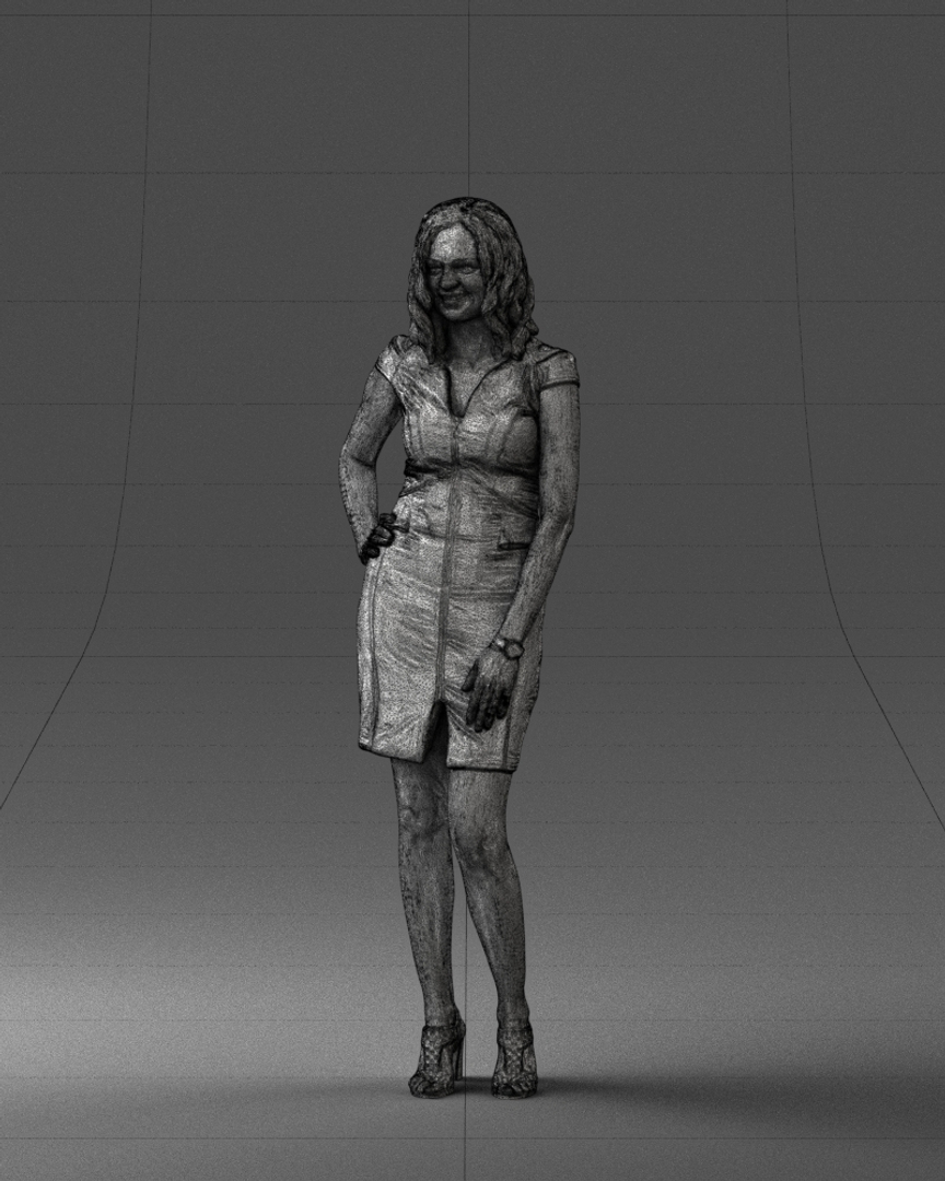 3D Fashion Woman Posed Scanned - TurboSquid 1408104