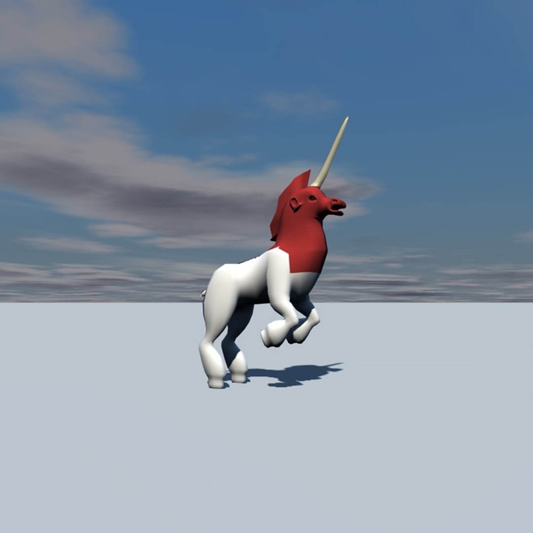 独角兽3d模型