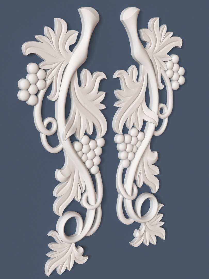 Decorative Scroll 3d Max