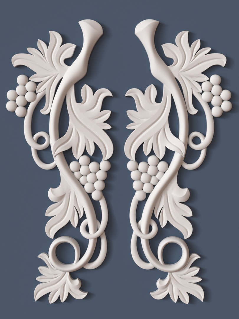 Decorative Scroll 3d Max