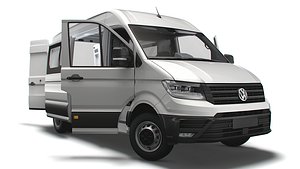 VW Crafter Combi L2H2 HQ Interior 3D