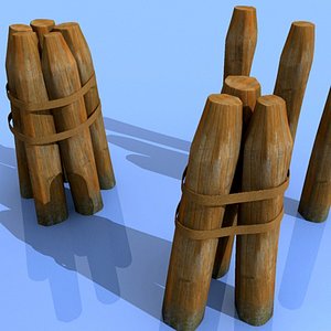 3d max mooring poles ports