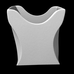 3d model frites box
