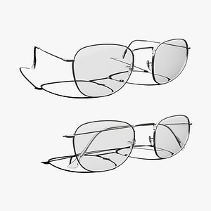 Glasses square unisex