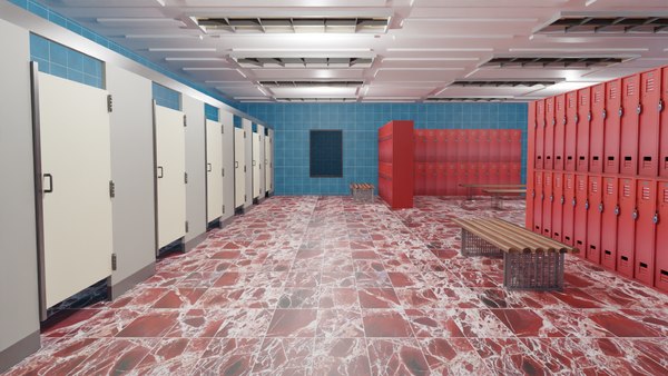 라커룸 3D 모델 - TurboSquid 2164812