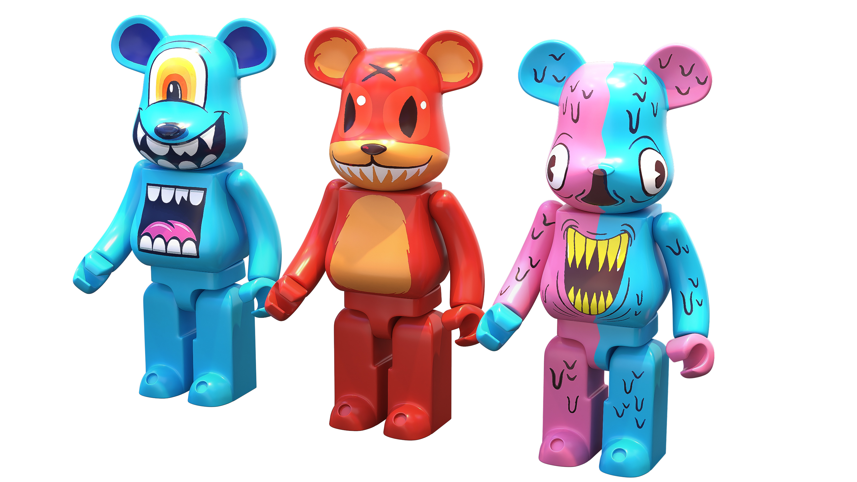 3D Bearbrick model - TurboSquid 1850409