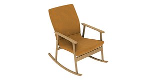 3D leather chair model