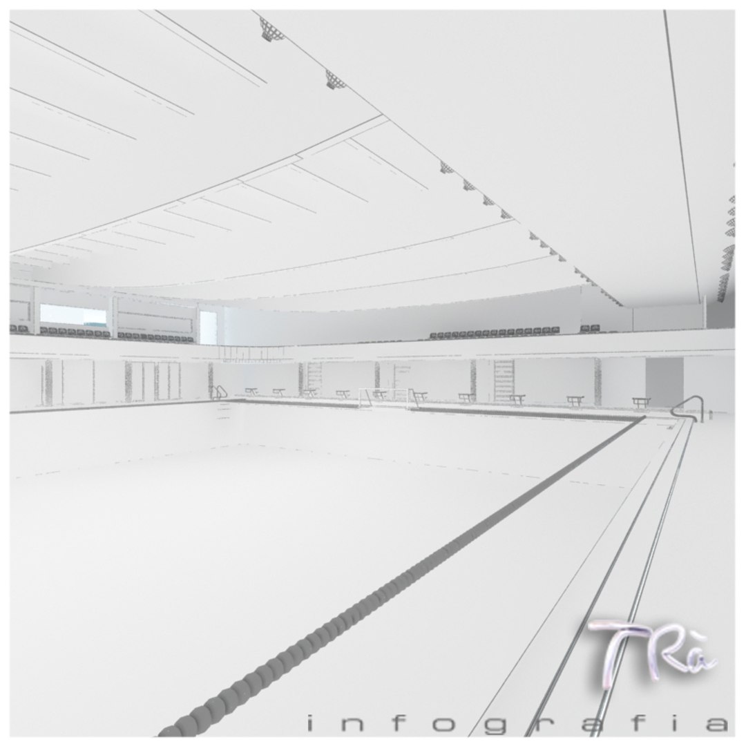 Swimming Pool Indoor 3d Model