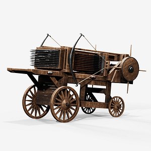 3D model The Repeating Siege Crossbow Ballista