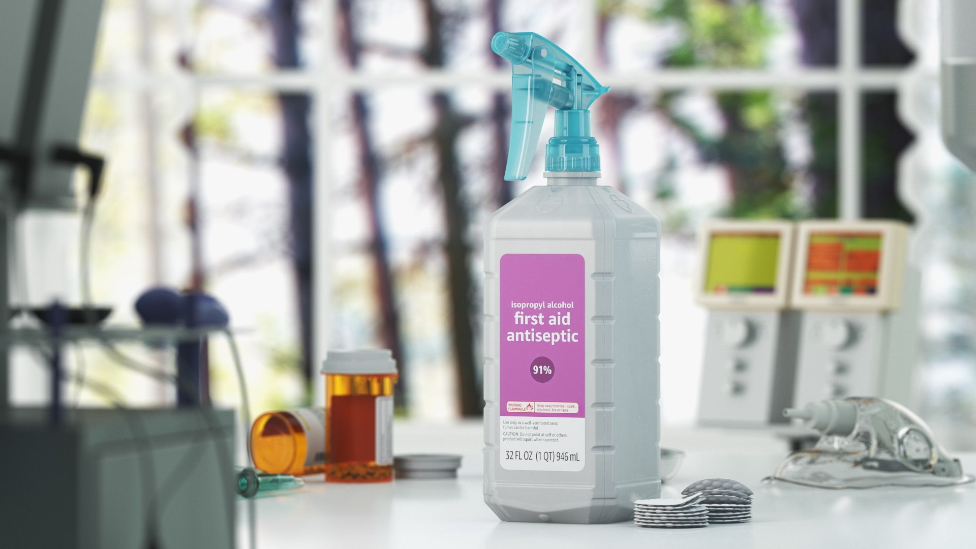 3D Isopropyl Alcohol Spray Bottle - TurboSquid 2297575