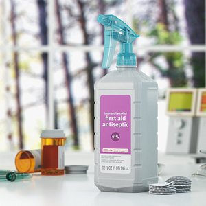 3D Isopropyl Alcohol Spray Bottle