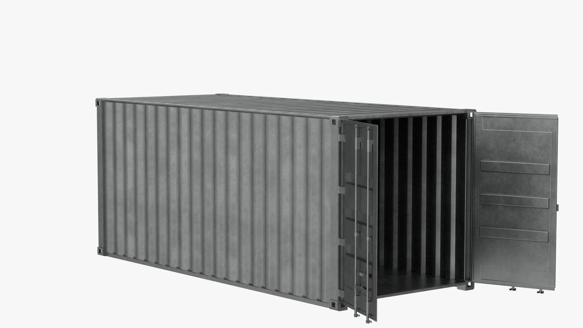 Open Shipping Container 3D Model - TurboSquid 1333361