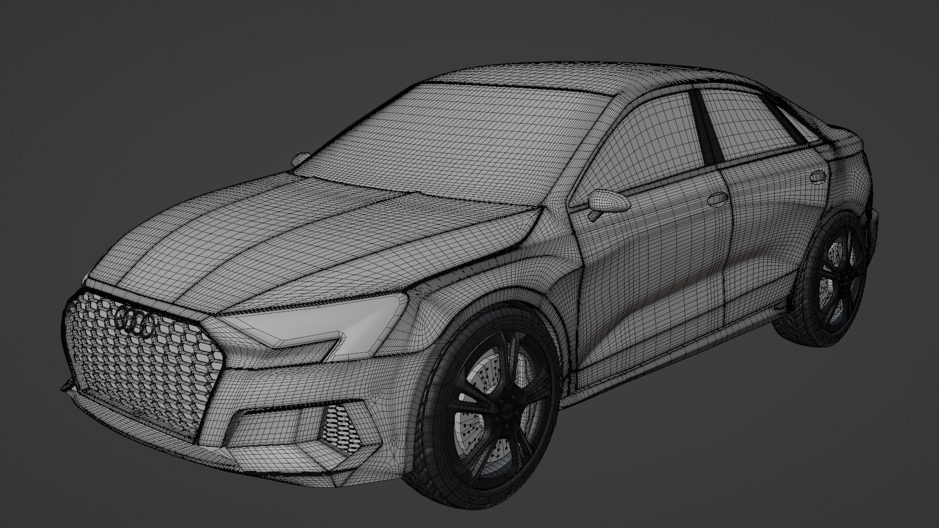 3D MAXpider 2015-2020 Audi A3/A3 Sportback E-Tron/RS3/S3 Kagu 1st Row Floormat - Black