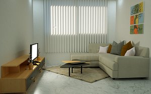 living room 3D model
