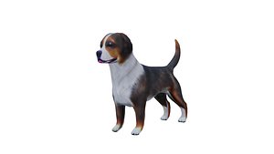 3D Low-poly dog