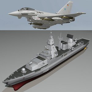 f-124 sachsen ef2000 typhoon 3d 3ds