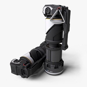 Sci fi Grenade 3D model